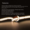 10ft COB LED Light Strip Kit Width 8mm 1440leds Warm