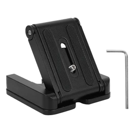 Folding Z Flex Tilt Pan Tripod Head Ballhead Quick Release Plate Stand for Camera DSLR