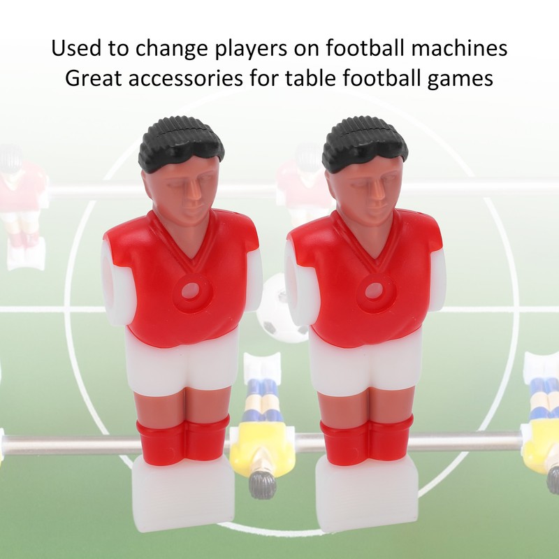 11pcs Football Player Soccer Games Mini Humanoid Plastic Doll Table