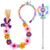 DUDUCOFU Princess Accessories with LED Lights for Little Girls, Glowing