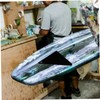 Operitacx Snowboard Waxing Accessories Acrylic Triangle Wax and Brush for