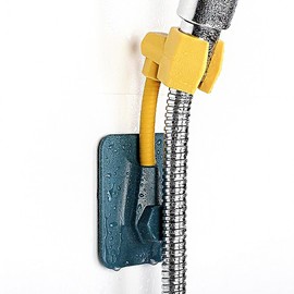 Angle adjustable shower stand holder blue yellow 3ea