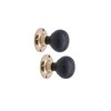 Infinity Decor Victorian Style Solid Natural Ebony & Rosewood Mortice