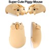 Wireless Mouse Cute Pig Design Bluetooth Dual Mode Portable Compact