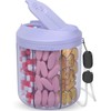 Pill Dispenser with 7 Large Compartments, Anti-Mixing Design, BPA-Free Pill