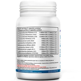 ALLBE ProbioCan 50 Billion CFU, 11 Strains of Gut Health Probiotics for Women & Men, 4 Packs of 60 Servings with Lactobacillus Gasseri Probiotic, Serving Size: 1 Capsule (240 Days Supply)
