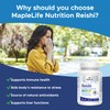 MapleLife Reishi Mushroom 500mg 90 Capsules Nature Antioxidant that Helps