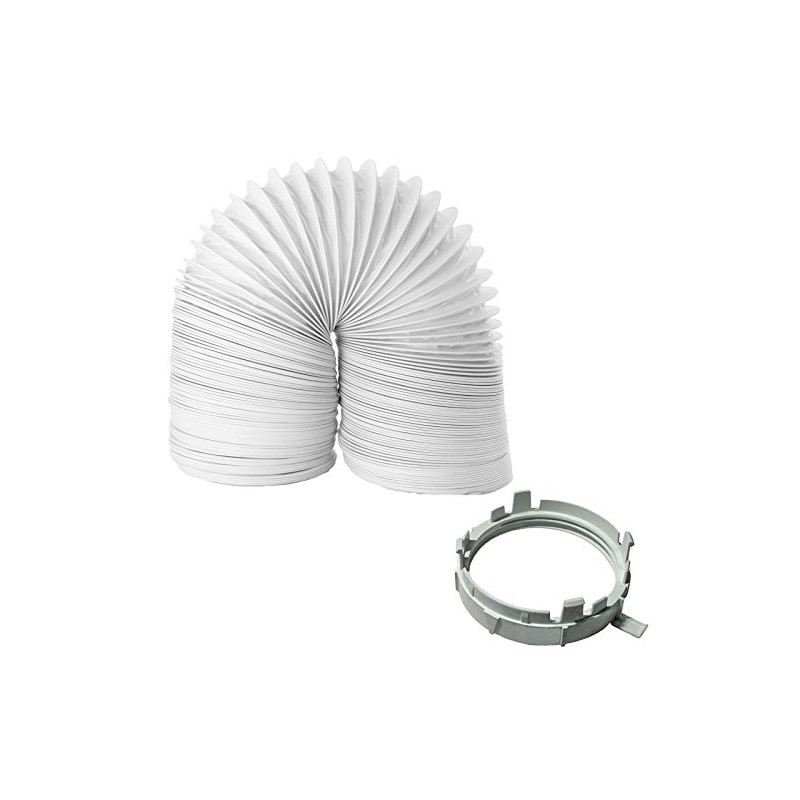 SPARES2GO Vent Hose + Vented Adaptor Ring Nut Socket Kit