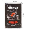 Geschenkeparadies 24 Decorative Tin Sign 20 x 30 cm Despite