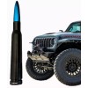 VMS Racing Blue and Black Bullet Antenna for Jeep Wrangler