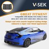 V-SEK Rear Window Louver Compatible with Civic Sedan 4 Door