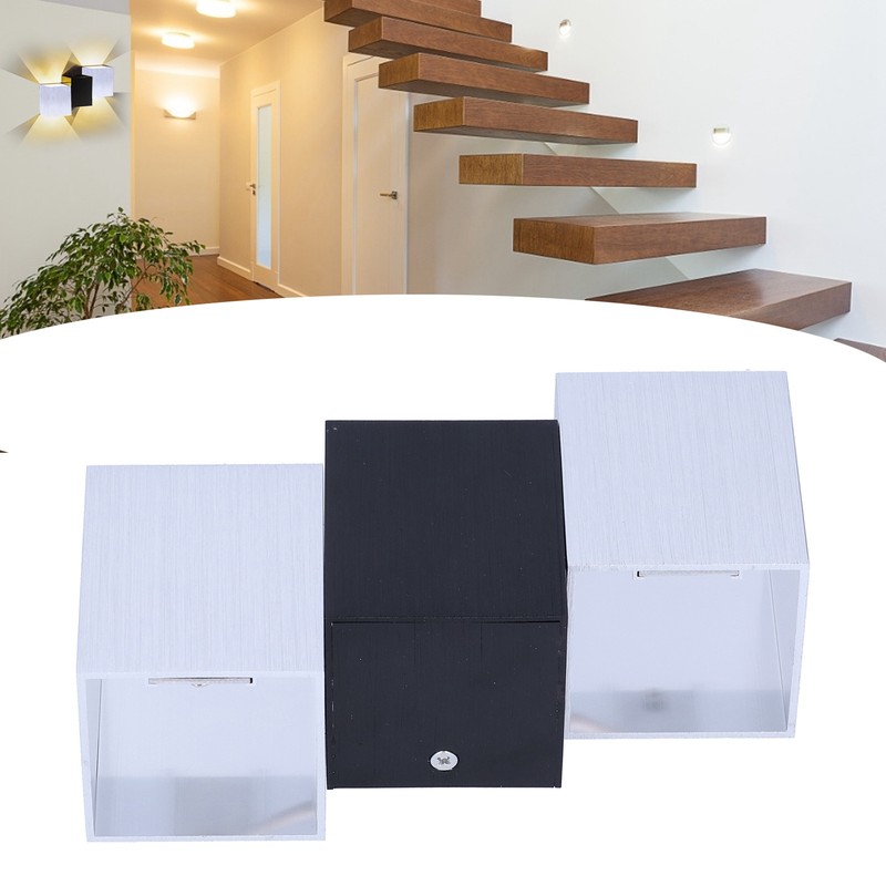 LED Wall Light Aluminum 6W Lamp for Bedroom Stairs Hallway