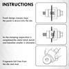 CCLIFE Hole Cutter 35 mm, Screw Hole Punch for Precise