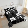 Feelyou Cow Print Comforter Set Highland Cattle Comforter Retro Farmhouse