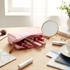 Hopzab 2 PCS Travel Makeup Pouches, Small Waterproof Cosmetic Bag