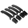 Door Handle Cover, 4 Pieces Car Glossy Black Exterior Door