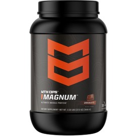 MTN OPS Magnum Chocolate Protein Powder, 23g of Whey Isolate Protein & Milk Protein with BCAAs, Zero Sugar & Gluten Free 30-Serving Tub