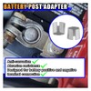 2 Pair Battery Post Shims, Pure Lead Anode Cathode Sleeves,
