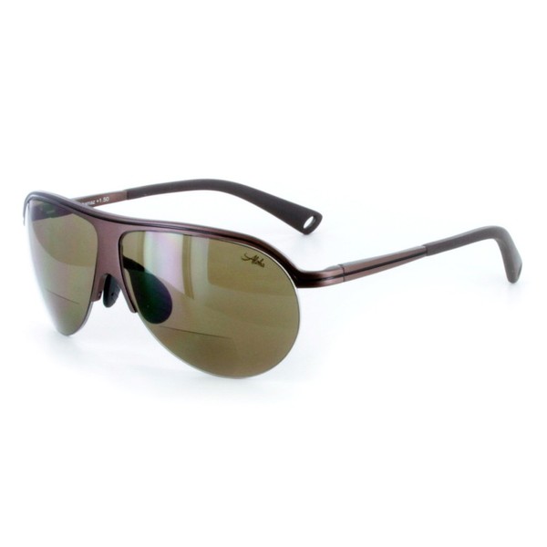 ALOHA EYEWEAR "Bahamaz Mens Womens Bifocal Aluminum Aviator Sunglass Tinted