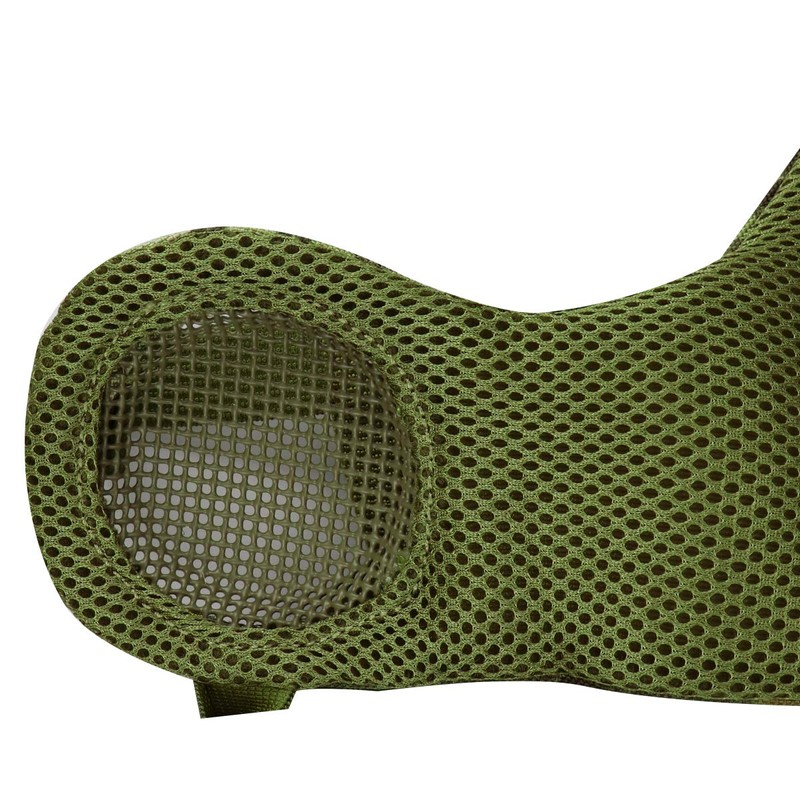 AOUTACC Airsoft Protective Gear Set, Half Face Mesh Masks with