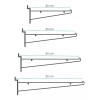 Exhivit Mensula Gancho Panel Ranurado Exhibipanel 30 Cm 30 Piezas