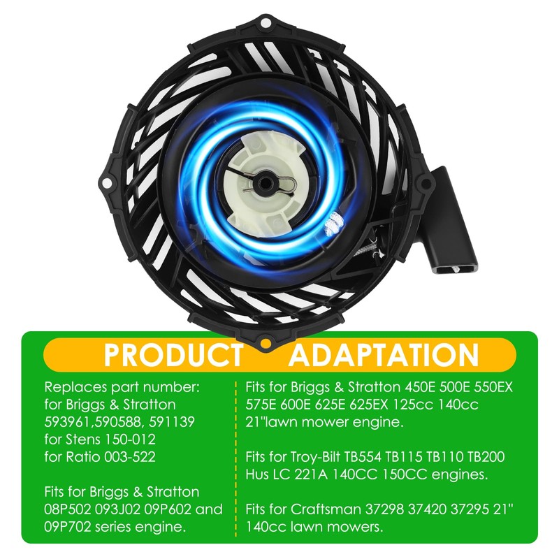 STEEIRO Pull Recoil Starter for Engine 450E 500E 550E 575E