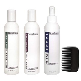 Brandywine Synthetic and Human Hair Care Products (Maintenance Kit plus Wide Tooth Comb)