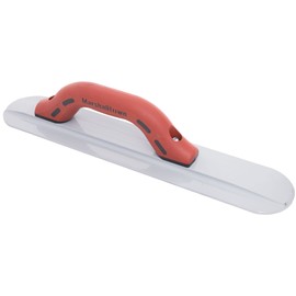 Marshalltown, 141D AA8 Hand Smoother with Durasoft Handle, Made of Magnesium, for Floor and Concrete, Smoother Size: 305 x 79 mm, Silver