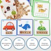 100Pcs Spell Learning Educational Toys Alphabet Colors Recognition Game Matching