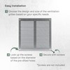 Vent Systems 200 x 200 mm / 8" x 8"