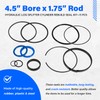 Replace for Hydraulic Log Splitter Cylinder Rebuild Seal Kit, Fit
