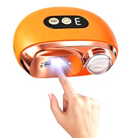 Electric Nail Clipper [2-in-1 Nail Sharpener & Nail Polishing] Electric Nail Sharpener, Dual Purpose Electric Nail Sharpener, Nail Polishing, Automatic Nail Clipping, 3 Speeds, LED Light Included