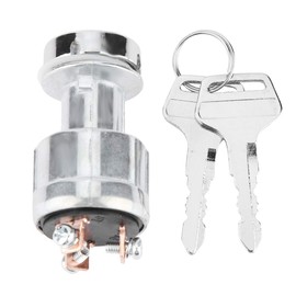 Ignition Switch with 2 Keys, Universal Ignition Switch for 12 V/24 V Cars, Motorcycles and Boats, Ignition Switch with Start Function