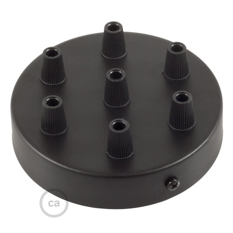 creative cables - Cylindrical 7 Hole Metal Lamp Canopy Kit