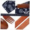 BIUDECO Wooden Tableware Set with Tie Wire Chopsticks Spoon Fork