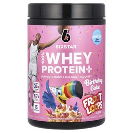 100% Whey Protein Plus, Birthday Cake Kellogg's Froot Loops, 1.55 lbs (705 g)