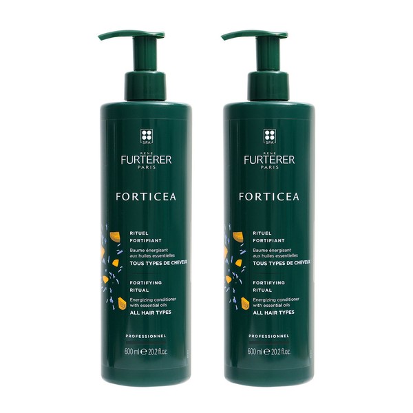 Rene Furterer Porticia Energizing Conditioner 600ml x 2 Duo /