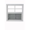 Shed Window 16x16 White - Vertical Slider with Tempered Glass