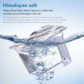 Nasal Rinse Salt for GAILYUS Nasal Shower Adults, Saline Solution 30 Pieces