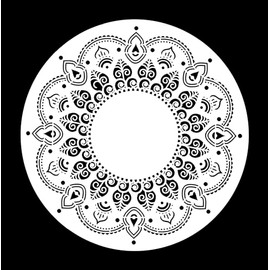 Posh Chalk PCS010 - Stencil Moroccan Melody 30x30cm - Craft + Paint, DIY, Furniture & Upcycle - Versatile, Reusable & Durable - Mylar Industrial Strength