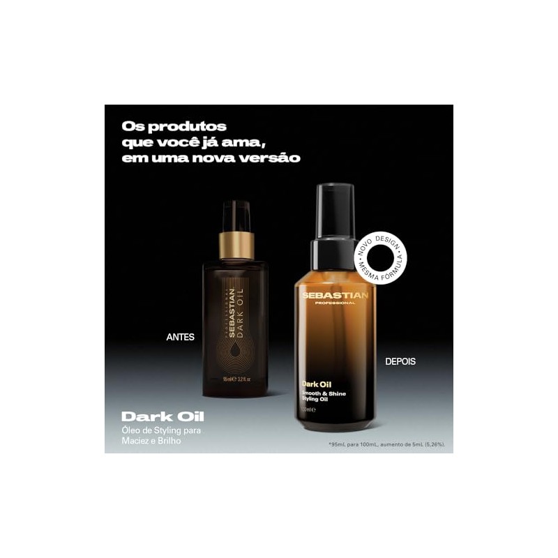 Sebastian Professional Dark Oil Aceite Brillo y Suavidad 95Ml