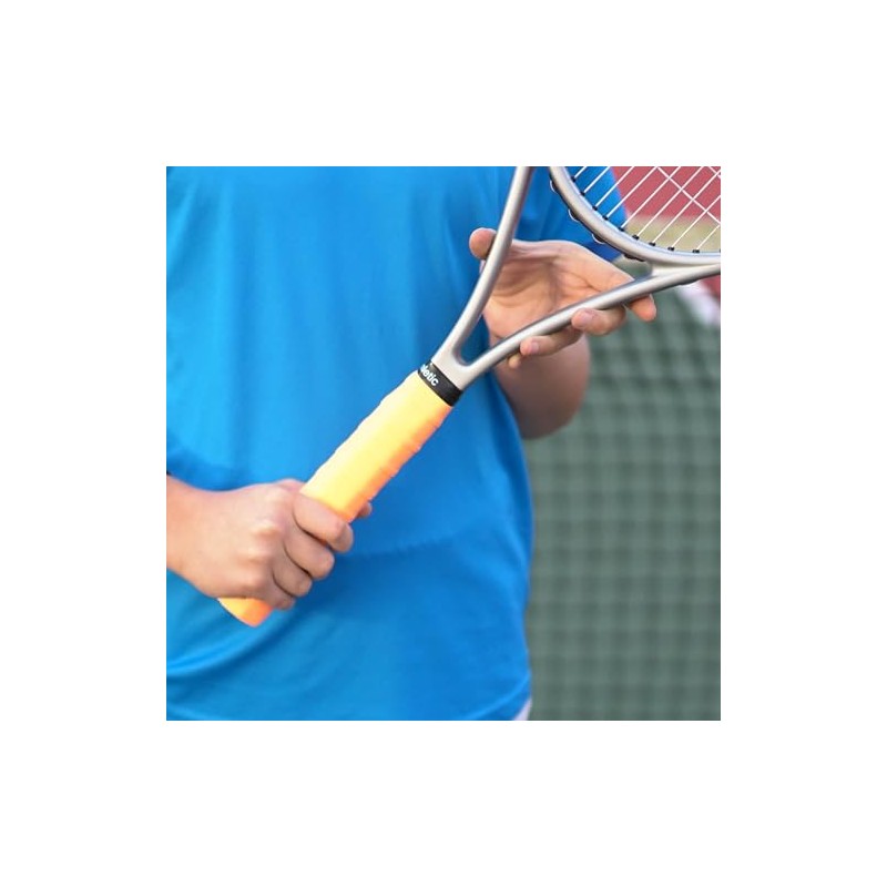 Tenletic MegaGripper Racket Overgrip Tape – Orange – 4-Pack –