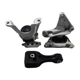BST BSSP Complete Motor Mount & Auto Trans Mount Set Compatible with 2016-2021 Honda Civic 1.5L CVT Turbo Automatic Engine Mounts&Transmission 500820TEKM02, 50890TBAA82, 50850TBCA81