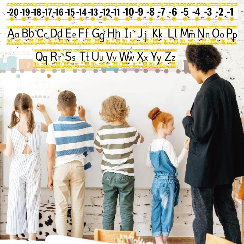 32Pcs A to Z Alphabet and -20-100 Number Cards Boho