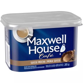 Maxwell House Cafe, Suisse Mocha, Instant Coffee, 205g/7.2oz.,