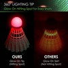 Badminton Shuttlecocks, Badminton Birdies 4pcs - Lighting Glow in The