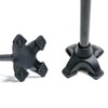 Standing Quad Support Cane Tip,4 Prong Rubber Cane Foot Pad,19mm