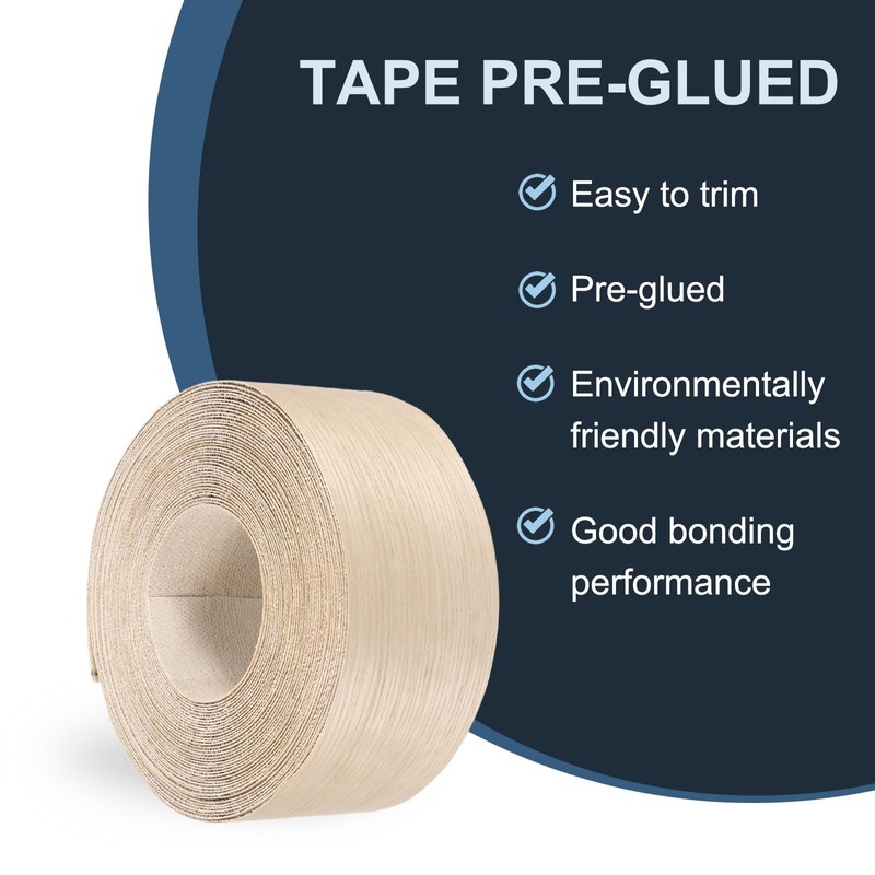 PATIKIL White Oak Edge Banding, 3 inch x 49.2 ft