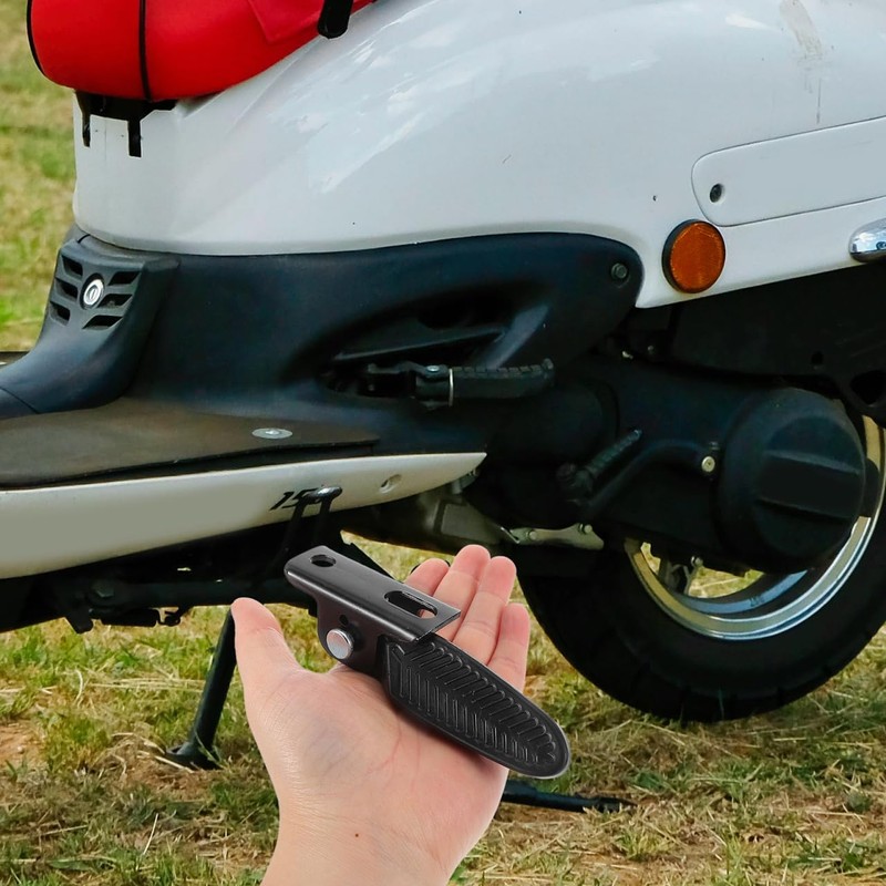 MUCKLILY Electric Bike Pedals Folding Foot Pegs for Bicycles for