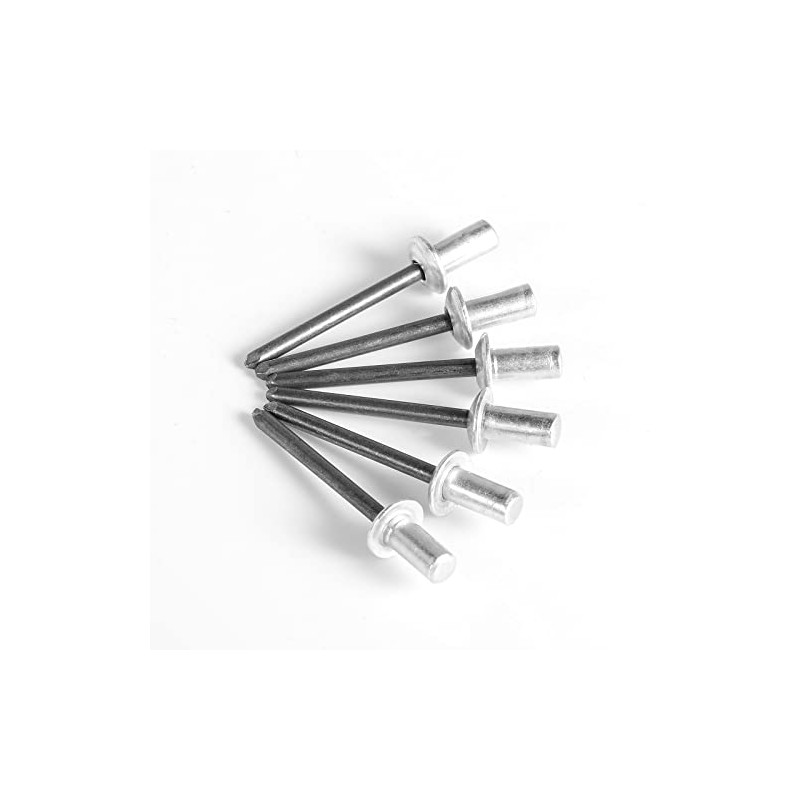 100pcs 3/16" x 1/2" Closed End Aluminum Blind Rivets with